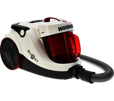 HOOVER  Smart SP81SM02001 Cylinder Bagless Vacuum Cleaner - White & Red